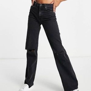 Stradivarius - High rise long straight fit